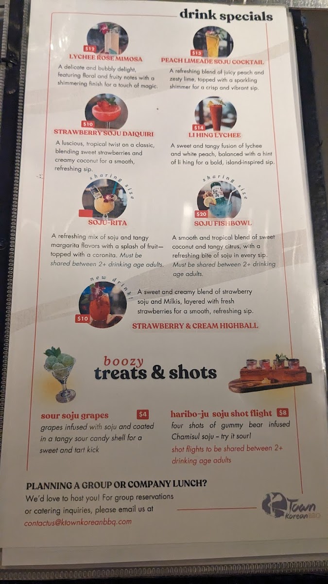 Menu K-Town Korean Bbq Restaurant-6