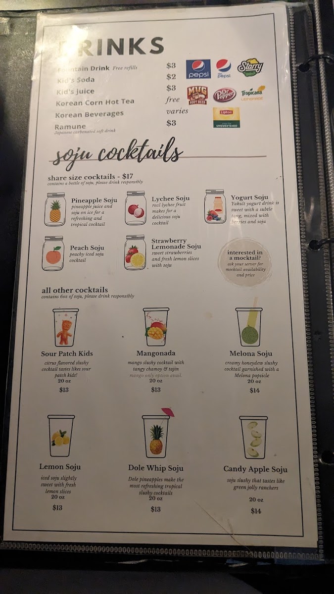 Menu K-Town Korean Bbq Restaurant-7