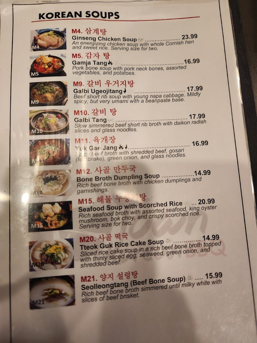 Menu K-Town Korean Bbq Restaurant-9